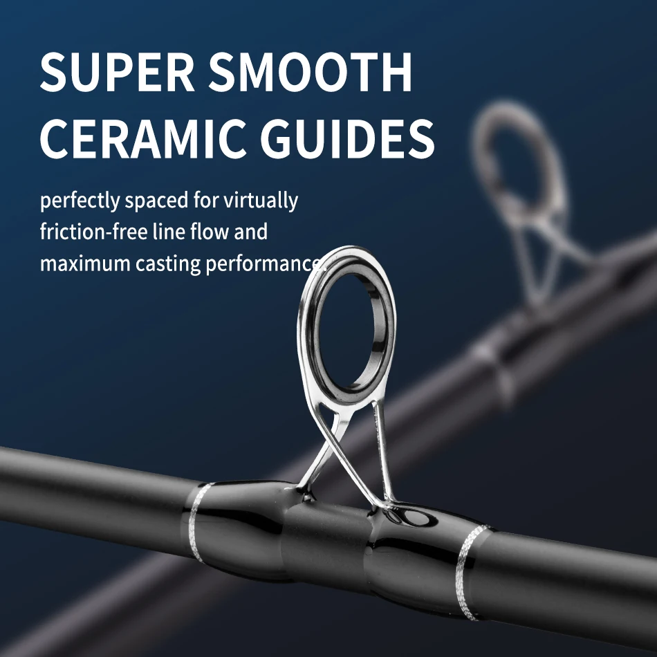 Caña de pescar J-BARZILLAI MAXIMUS, señuelo de fundición giratorio, mini caña de pescar en roca, Baitcasting de carbono - imagen 4