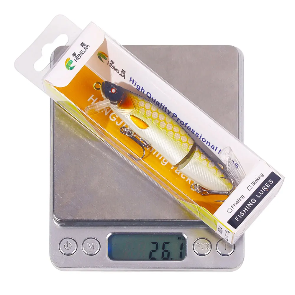 1pcs  Joint Swimbait 12cm 15.5g Sinking Minnow Wobbler Fishing Lure Artificial Hard Bait for Pike Bass Trout - imagen 5