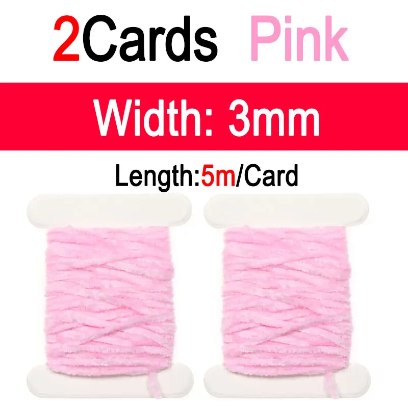 2pcs Pink 3mm