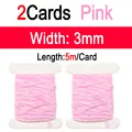 2pcs Pink 3mm