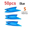 50pcs S Blue