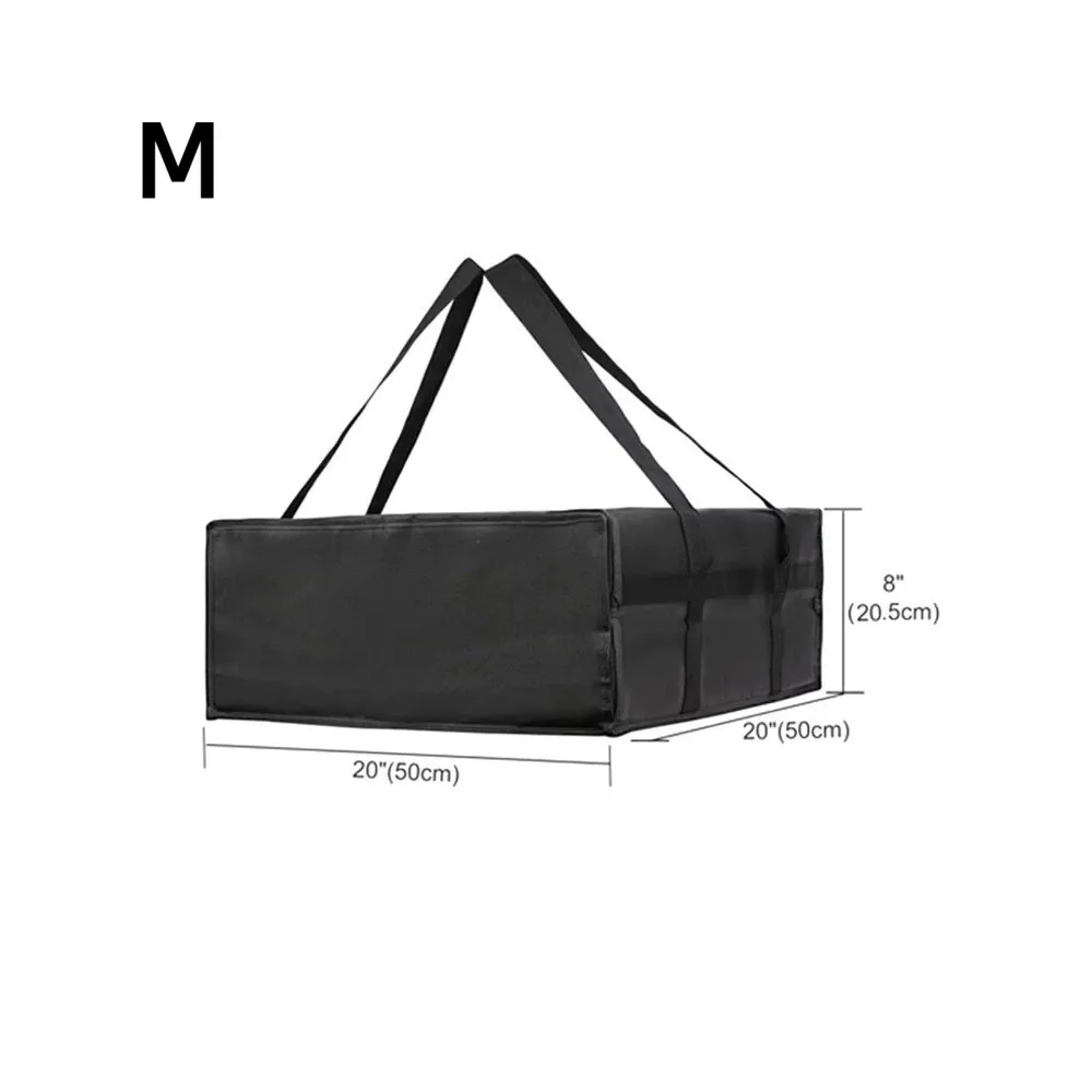 Bolsa de desarrollo de alimentos reutilizable, bolsa transportadora de Pizza ligera y completamente aislada, estuche de almacenamiento de alimentos para mantener el frío y caliente - imagen 5