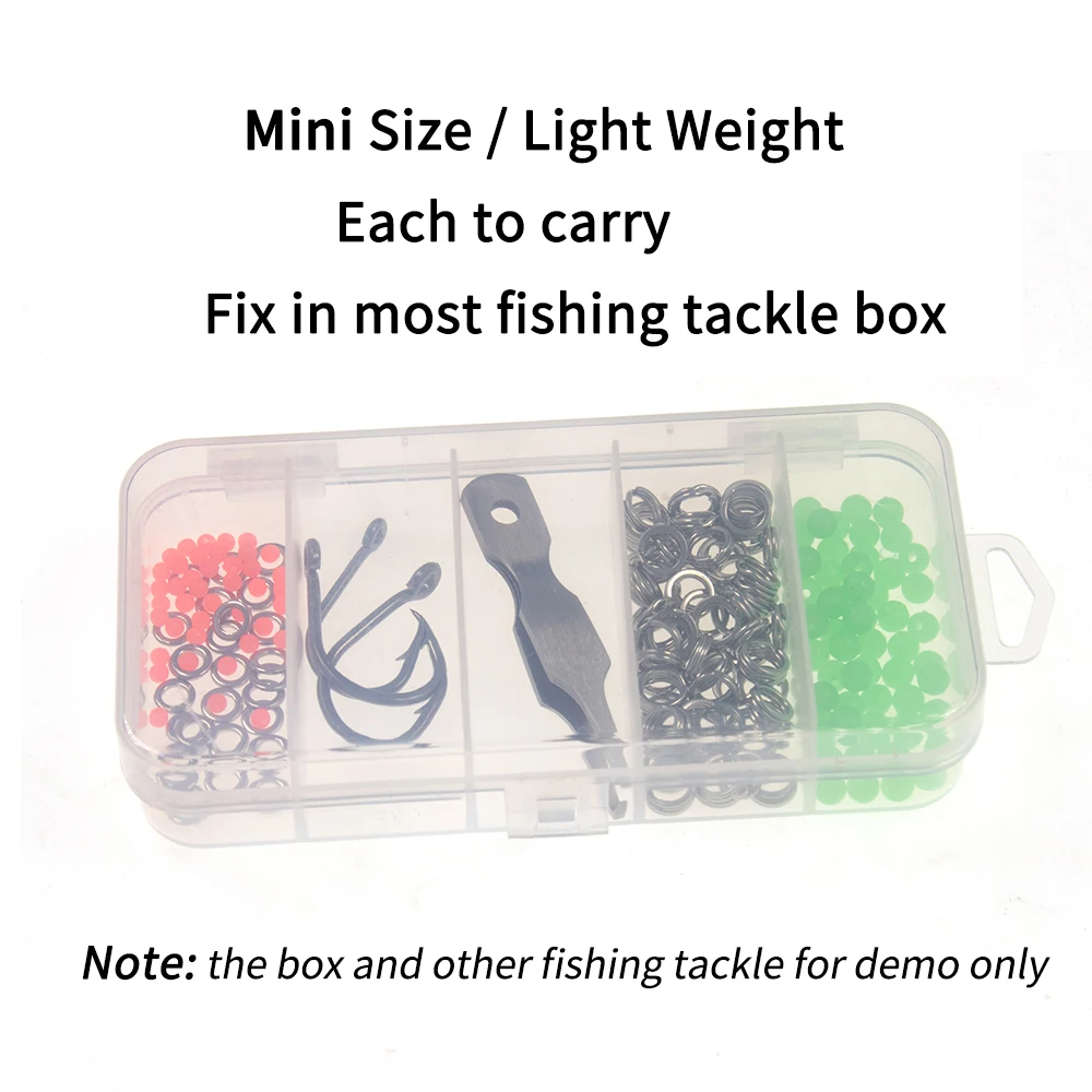 ICERIO-Alicates de anillos divididos rápidos para pesca, 6cm/8,5g, tamaño Mini, abridor de anillos de doble bucle de acero inoxidable, pinzas para sedal - imagen 5