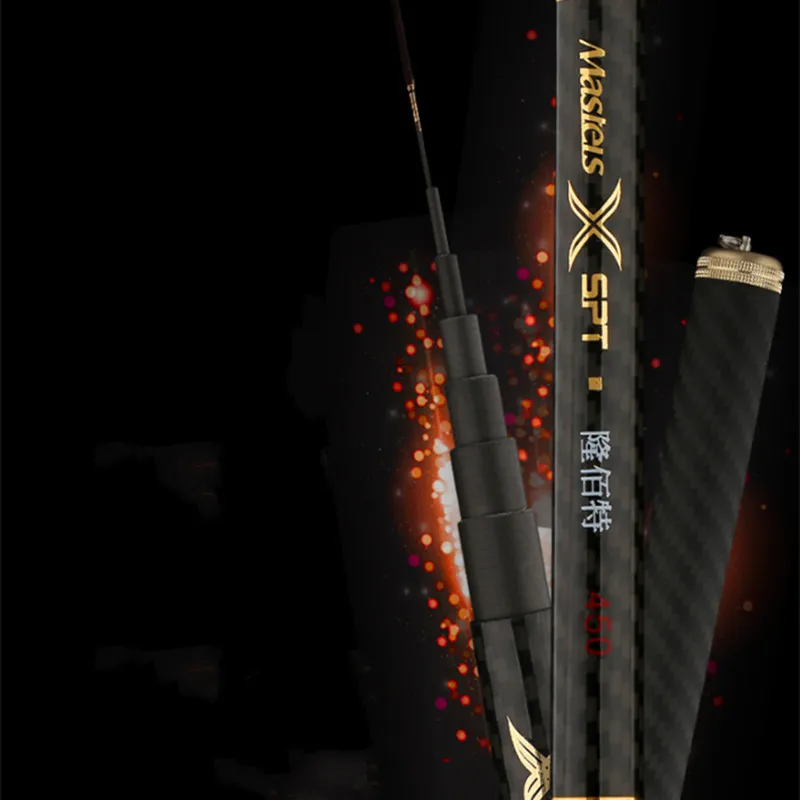 Caña de pescar telescópica de fibra de carbono, caña de pescar superligera, larga y dura, 28H, alta calidad, 3,6 m-8,0 m - imagen 2