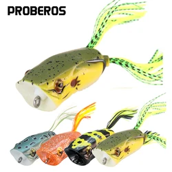 Rana Topwater Flotante de Silicona para Black Bass y Lucio
