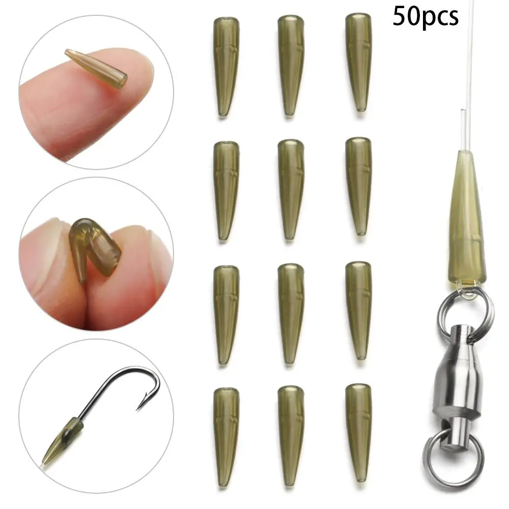 Cono de goma antienredos Chod Rig Helicopter para microcarpa