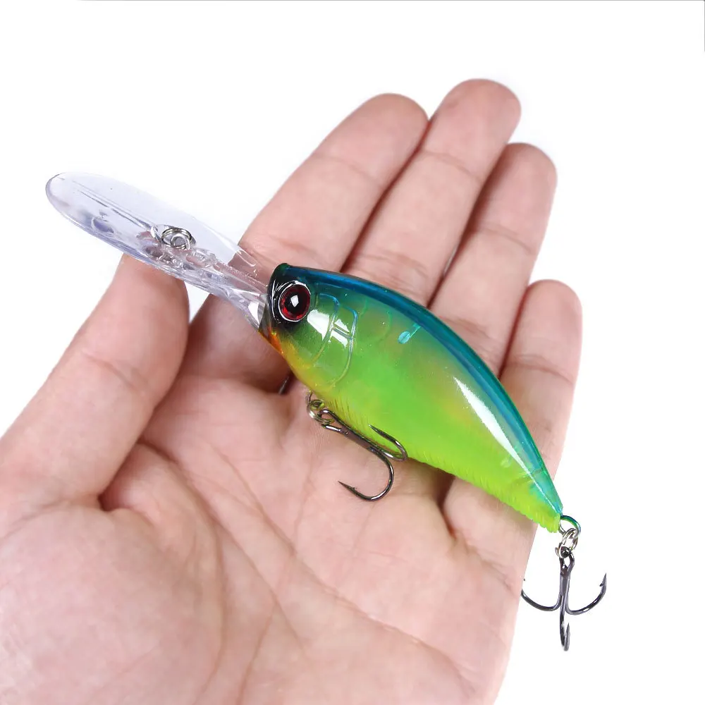 Señuelos de pesca Crankbait flotantes Isca Japón cebo duro Artificial Wobblers para carpa lubina pesca de fundición larga 12,5 cm 20,5g Brochet - imagen 3
