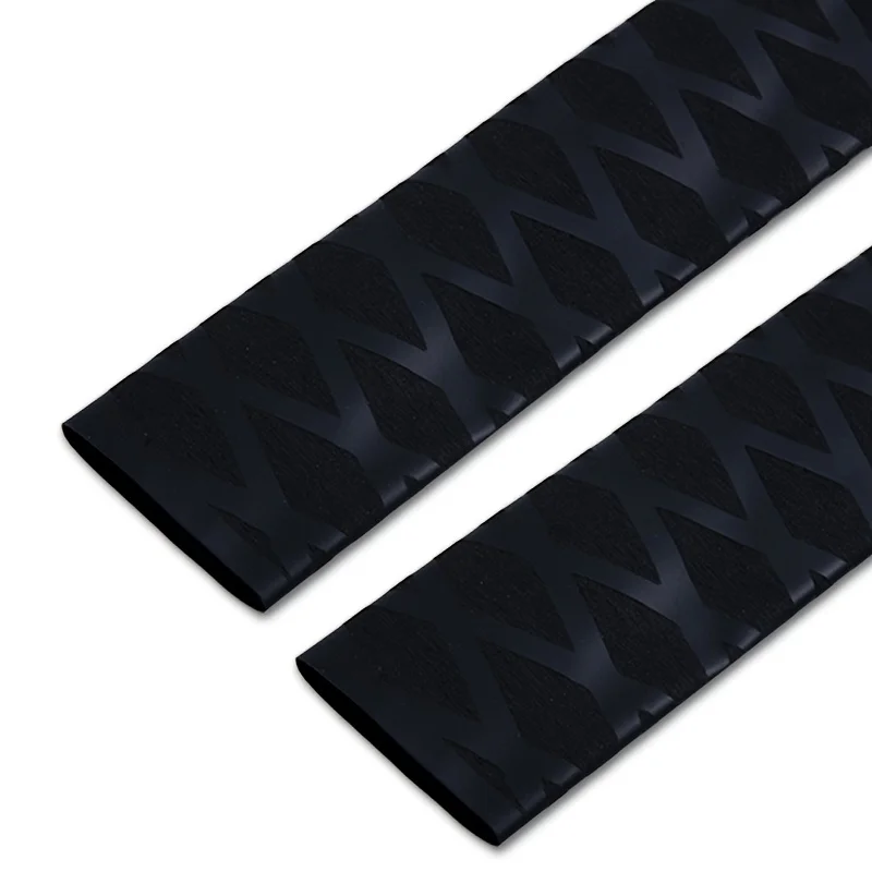 Tubo termorretráctil de 1m, envoltura impermeable para pesca, caña de pescar, funda para raqueta de bádminton, tubo de PVC, funda para Cable de agarre, alambre negro - imagen 2