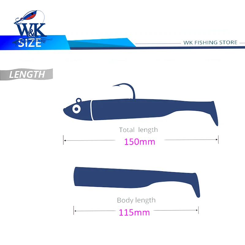 Señuelos blandos de súper vinilo de 4,5 pulgadas, paquete de 3 uds., cebo de pesca para sábalo, cola de paleta de 11,5 cm, sábalo de silicona para caña de mar y Pol - imagen 3
