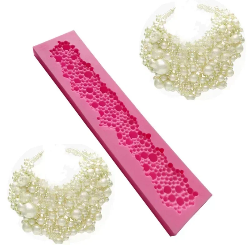 Molde de bolas de perlas redondas 3D, molde de silicona para pastel, decoración de pasteles, moldes para hornear Chocolate, pasta de azúcar, herramientas de pastelería Fondant - imagen 5