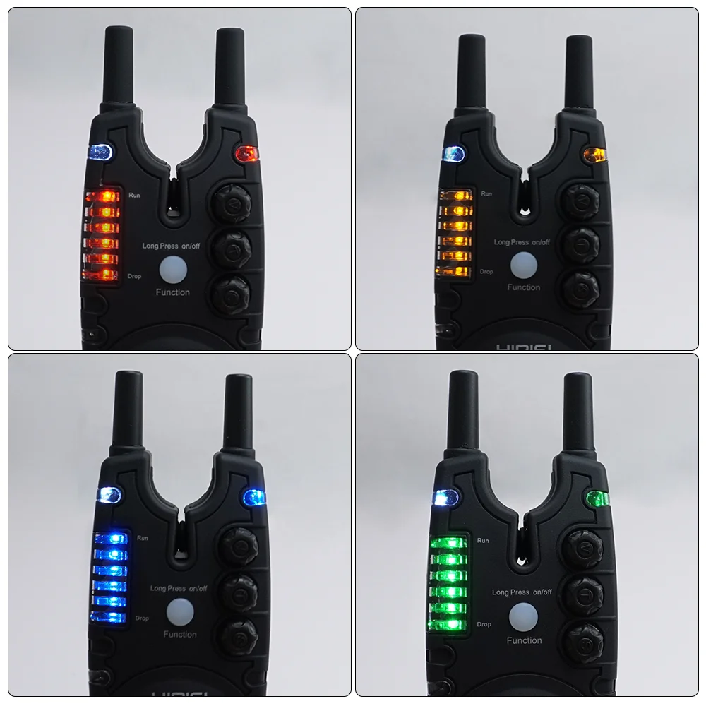 Hirisi-Juego de alarma de pesca de carpa, alarma de mordedura inalámbrica, Control remoto bidireccional, indicador de mordedura, accesorios de pesca S8 - imagen 4