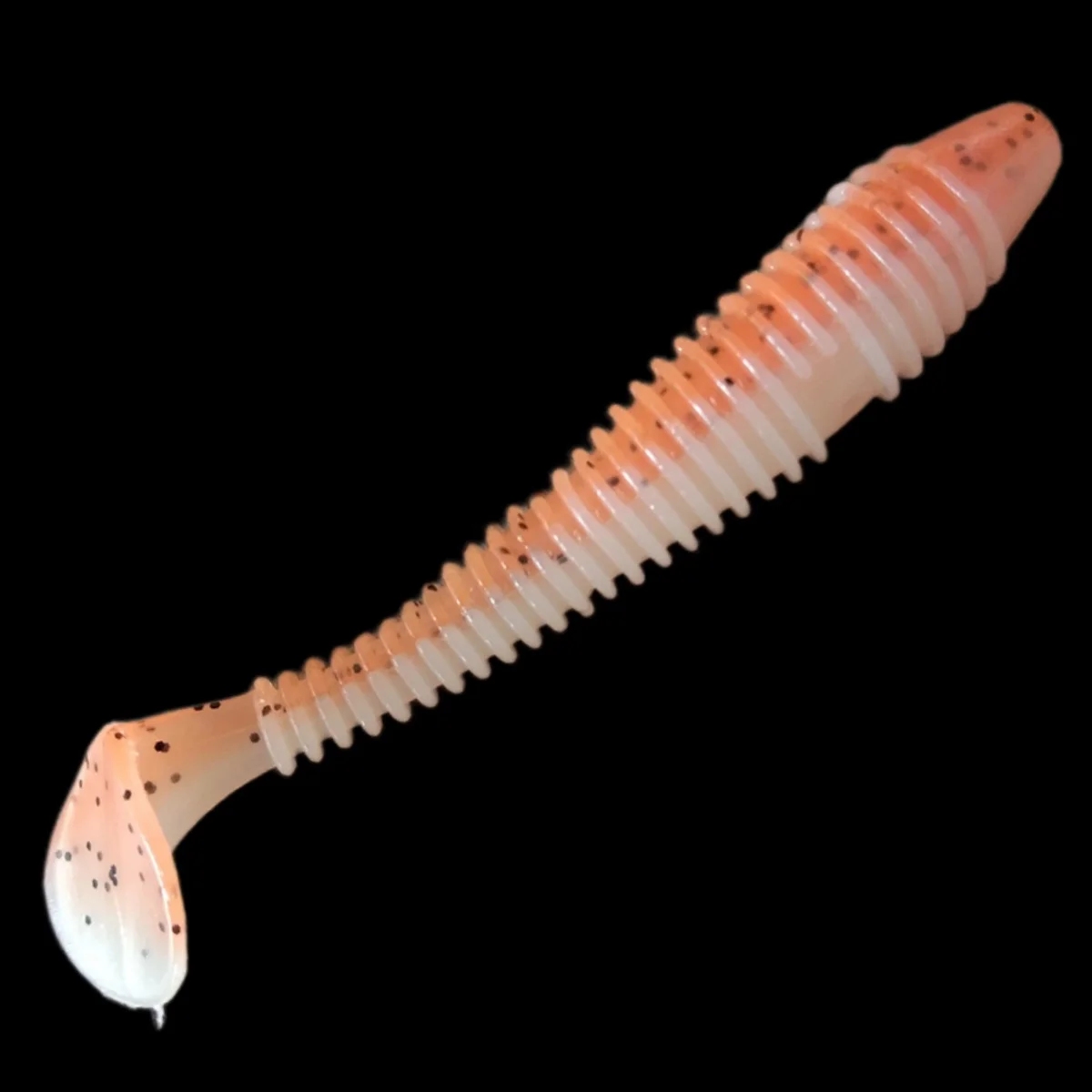 Mini Señuelos de Pesca de silicona, cebos blandos de goma, gusanos blandos, cebos artificiales de lubina, 100 piezas, 5,5 cm - imagen 3