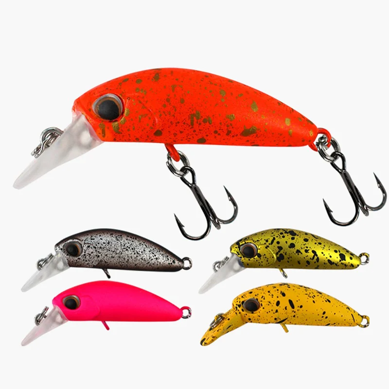 Minnow Crankbait flotante 2,6g 45mm cebo de pesca para lubina trucha luccio cebo Artificial de plástico señuelo Wobbler - imagen 2