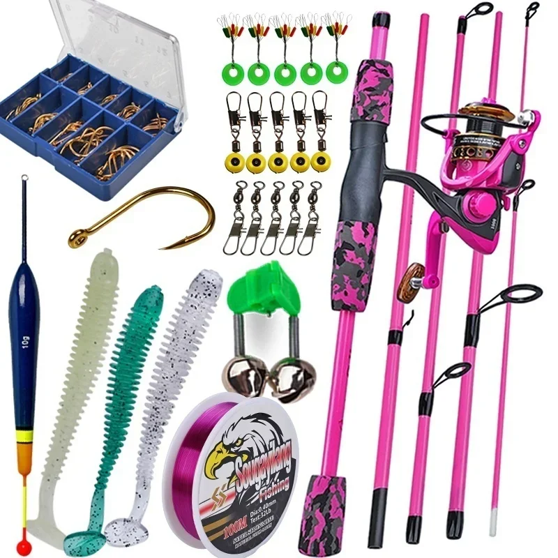 Combo de pesca giratoria Sougayilang: caña y carrete - imagen 4