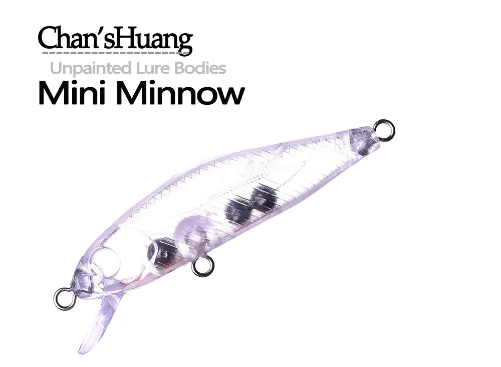 Cuerpo de señuelos sin pintar mini Minnow