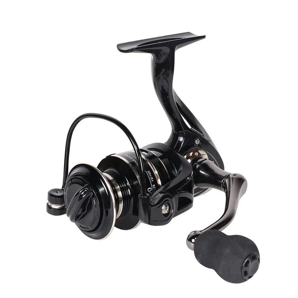 Rodamientos de bolas, carrete giratorio de arrastre máximo de 10KG, cuerpo de Metal duradero, carrete de pesca de agua dulce y salada, carrete de pesca daiwa - imagen 3