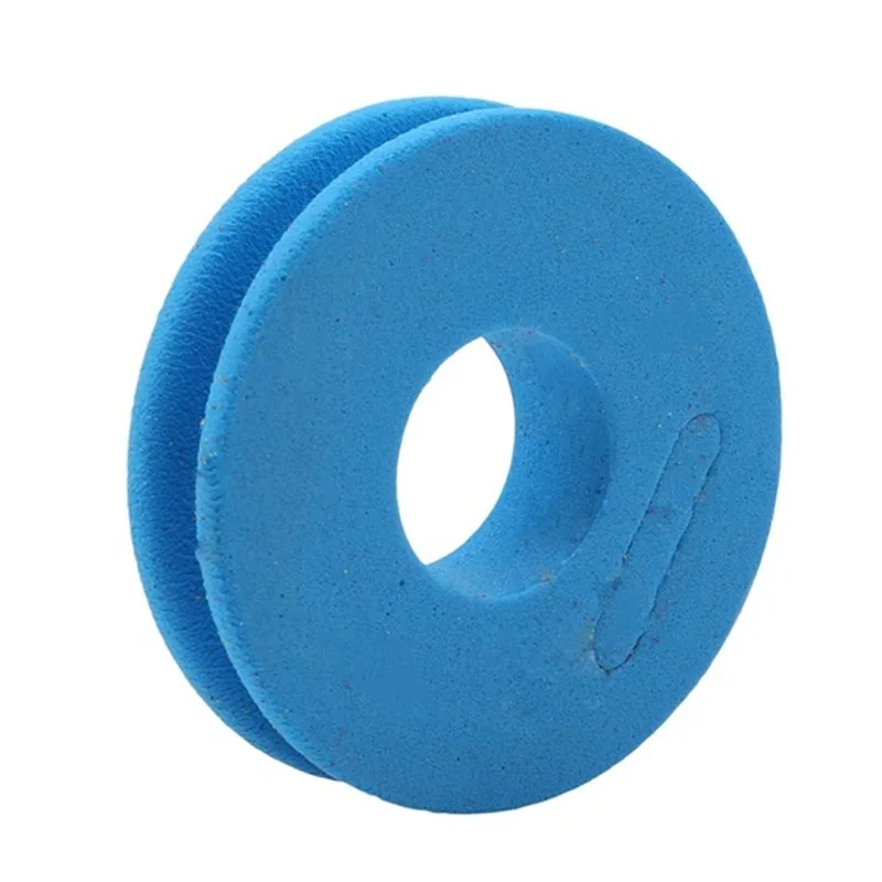 100 Uds. Diámetro de pesca 41mm 100 Uds. Enrolladores de aparejo de carpa poleas hilo líder bobinado placa de carrete de espuma - imagen 5