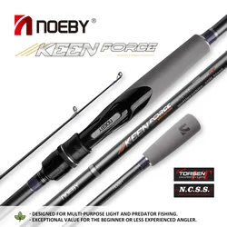 Noeby Keen Force caña giratoria depredadores sensible carbono multiusos
