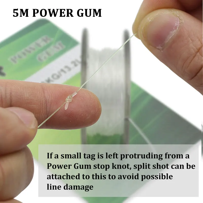 Accesorios de pesca de carpa de 5m, goma elástica para pesca de carpa, aparejos de pelo, equipo de pesca de carpa para aparejo Terminal Ronnie - imagen 4