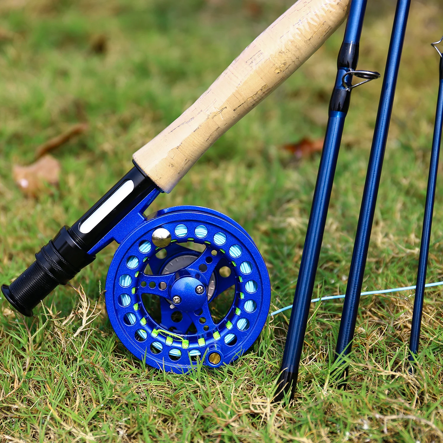 Carrete de Pesca con mosca Sougayilang 5/6, cuerpo de aleación de aluminio mecanizado CNC, eje principal de acero inoxidable, perilla de arrastre antideslizante, carrete de Pesca - imagen 5