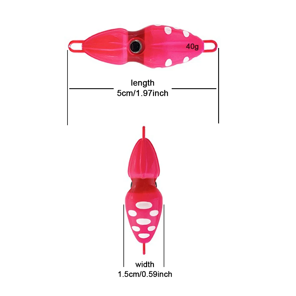 Señuelo jigging lento JEKeku de metal para agua salada - imagen 2