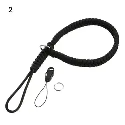 Correa de muñeca paracord ajustable y anticaída para pesca