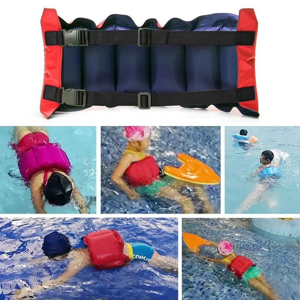 Cinturón flotador hinchable reforzado ajustable para entrenamiento de natación - imagen 3