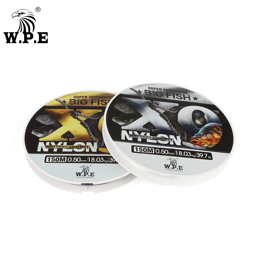 W.P.E-sedal de pesca de nailon X9, 150m/300m, sedal de nailon para peces grandes de bacalao, 0,25mm-0,50mm, 11.9lb-39.7lb - imagen 5