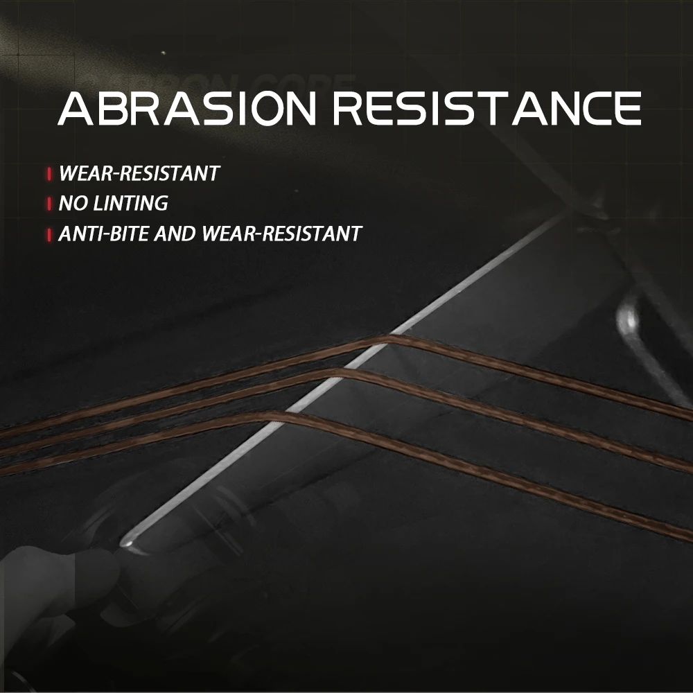 ZUKIBO-línea de pesca trenzada Nano láser marrón, multifilamento, PE, alambre de pesca suave, Delgado, súper fuerte, resistente al desgaste - imagen 5