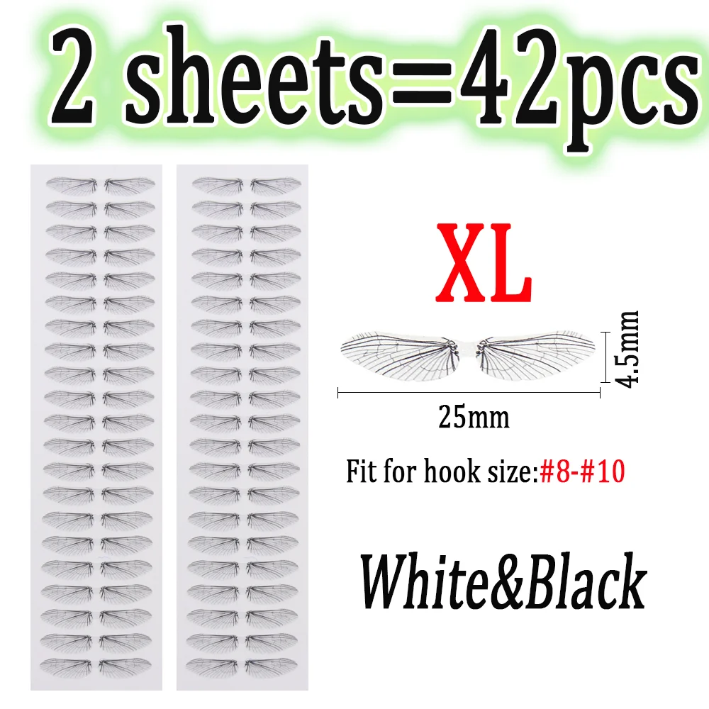 2sheets Wh andBk XL