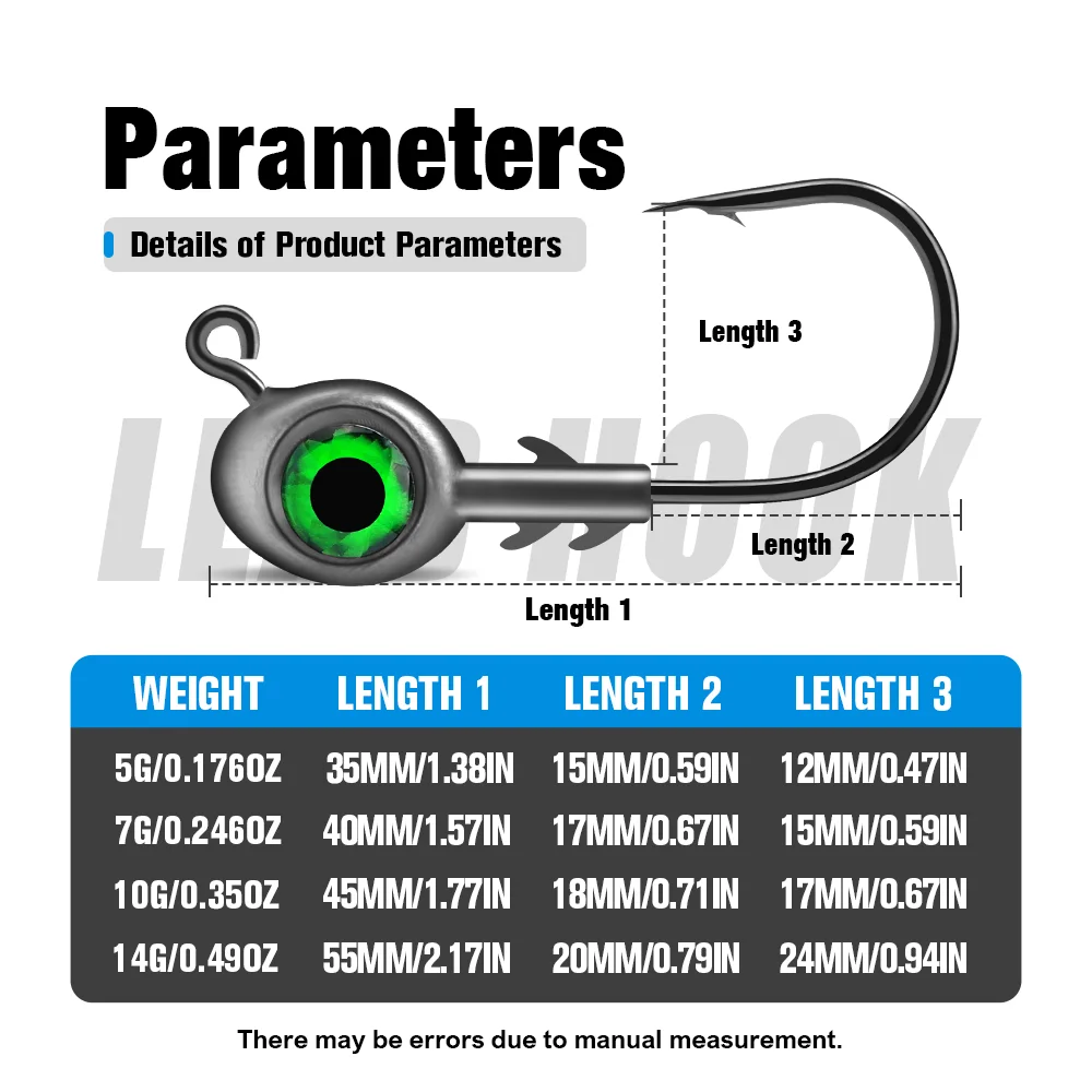 Thorforce trucha ojos 3D cabezales de plantilla red de Metal señuelo de plantilla Pesca lubina aparejos de Jigging Señuelos de Pesca de agua dulce - imagen 3