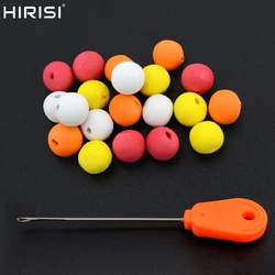 Boilies emergentes Hirisi para carpa con cuentas flotantes