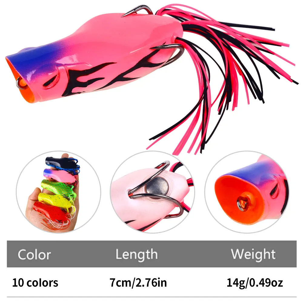 Señuelo topwater Ray Frog – Rana artificial para lucio y lubina