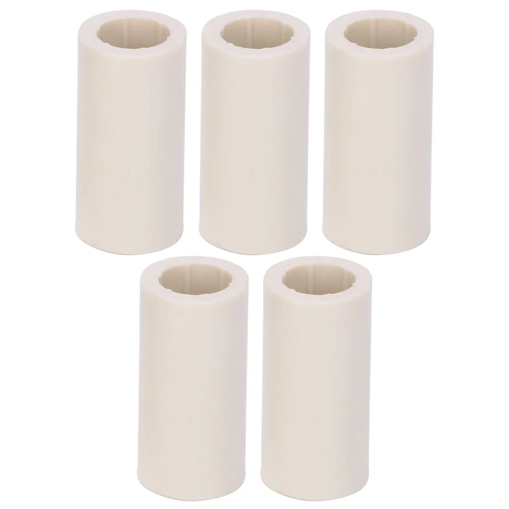 40 Uds casquillos para tacos de billar de fibra blanca 1IN 0.8IN casquillos para tacos de billar 0.5IN 12mm de diámetro exterior casquillos para tacos - imagen 3