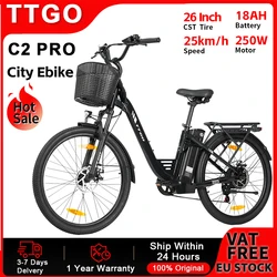 TTGO C2 PRO bicicleta eléctrica de montaña urbana 250W