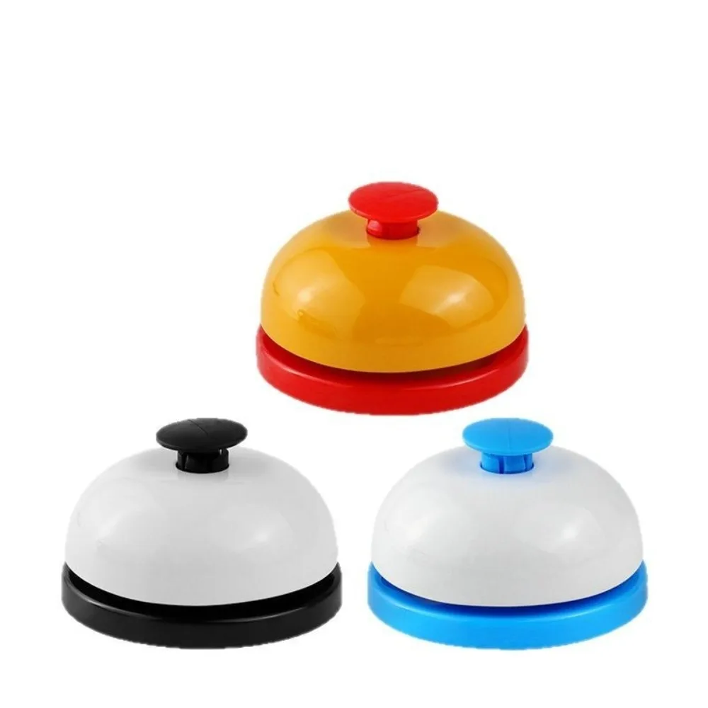 Campana de mano de Metal portátil, delicado y duradero, para entrenamiento de mascotas, timbre de mano, timbre de respuesta, juego de mesa de juguete, accesorios de juguete - imagen 2