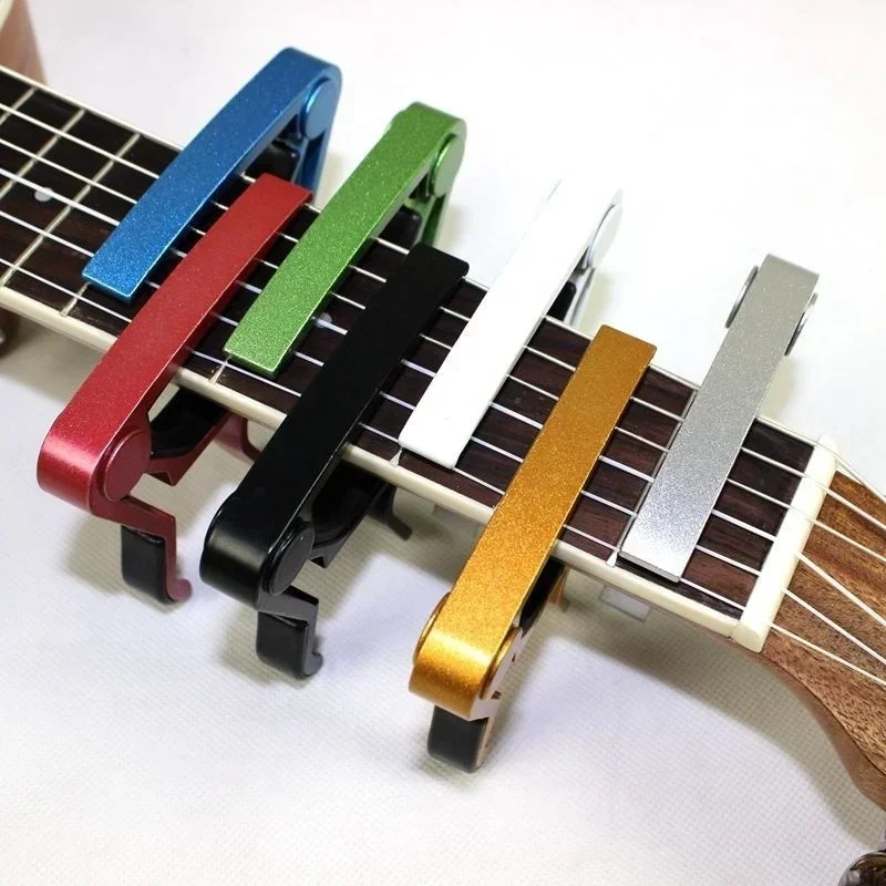 Cejilla Universal aluminio – Abrazadera para guitarra acústica