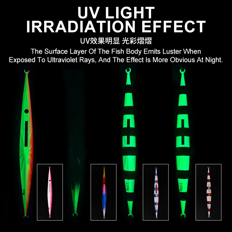 OBSESSÓN V.I.P. Señuelo de Jigging duro de hundimiento rápido J50, 100g-400g, Japón, láser, plantilla UV, cebo, pesca en barco de mar, plantillas de Metal - imagen 5