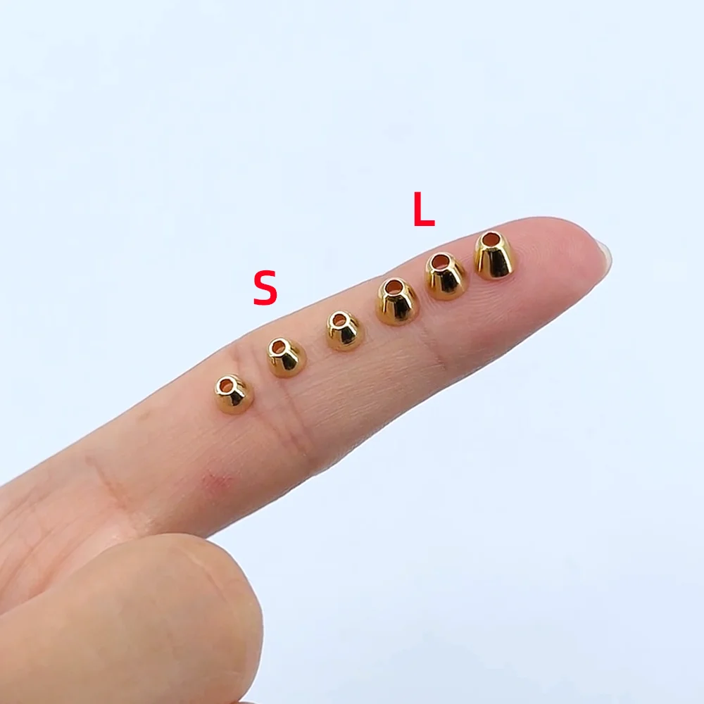 Cuentas cono latón Wifreo para atado de moscas salmón y streamer - imagen 5