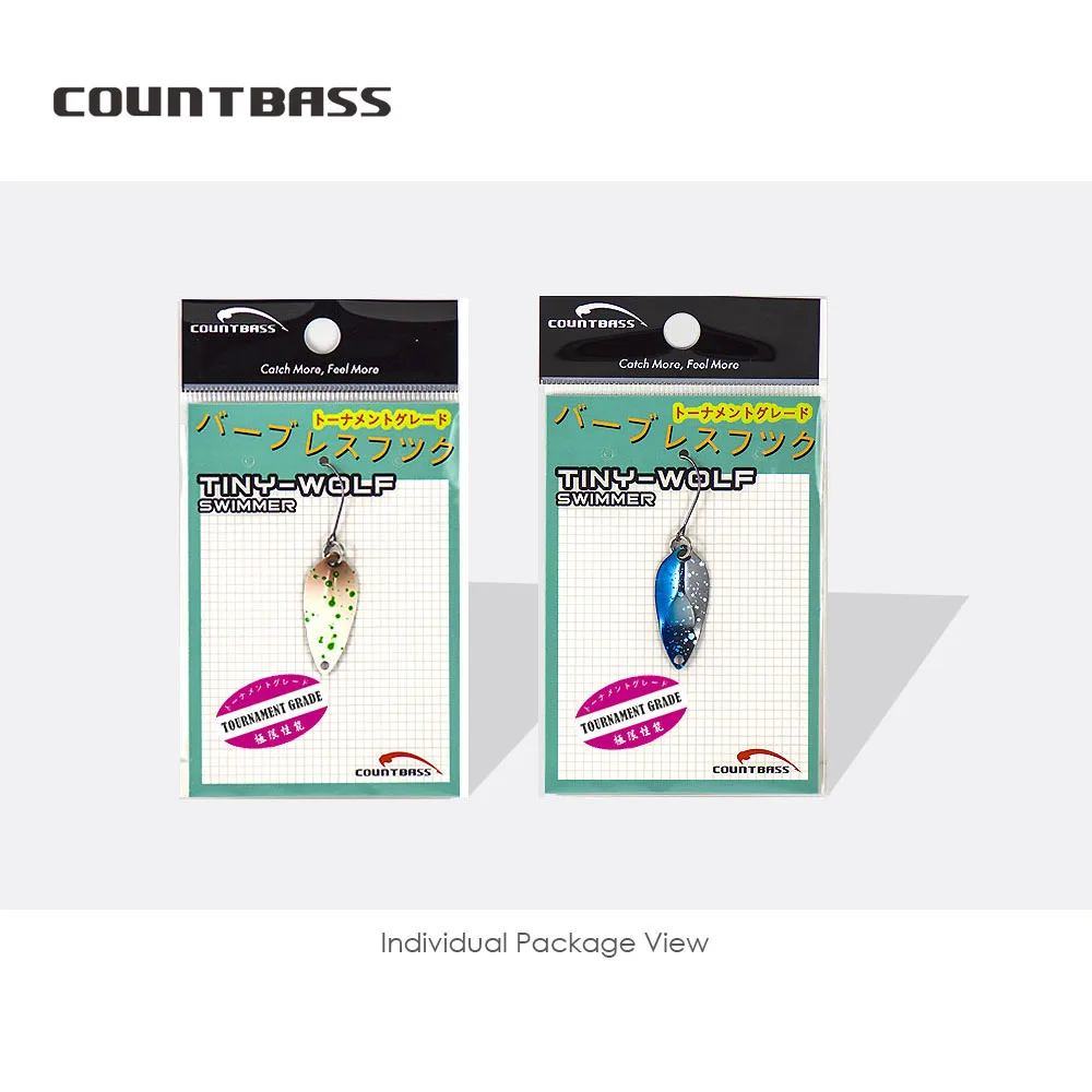 COUNTBASS-Señuelos de pesca para trucha, salmón, Lucio, lubina, pescador, 1,2g, 3/64oz - imagen 4