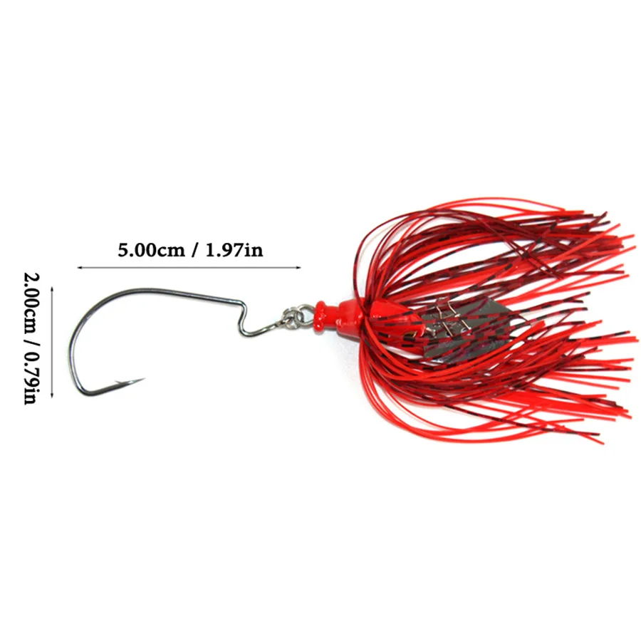 Kit Señuelos Weedless Buzzbait para Lubina, Lucio y Walleye - imagen 2