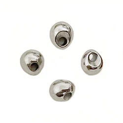Perlas de tungsteno en gota lagrima plateada para mosca ninfas