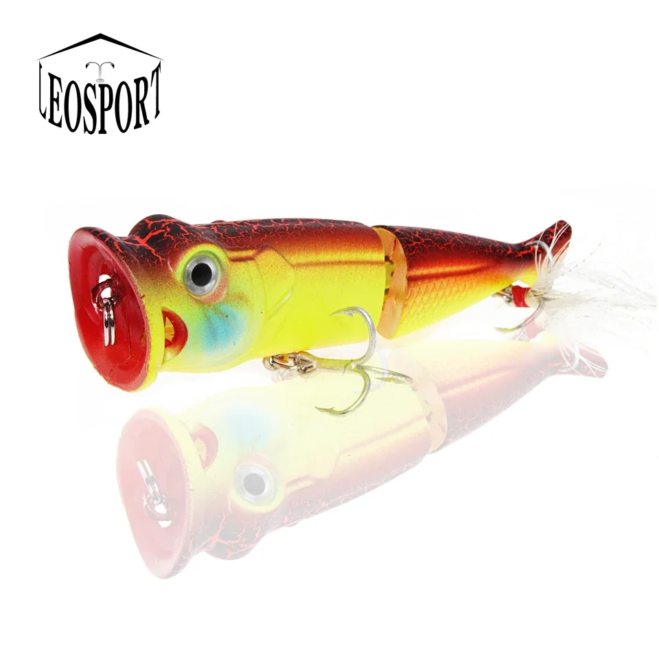 LEOSPORT-señuelo de pesca de 8cm y 11,5g, cebos de pesca, aparejos de anzuelos 6 #, 1 piezas - imagen 5