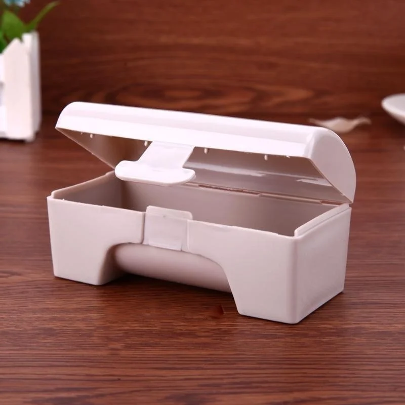 Caja de almacenamiento de acabado de bolsa de basura montada en la pared, caja de extracción de bolsa de plástico de cocina - imagen 5