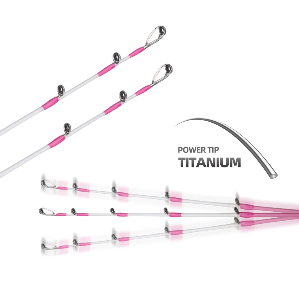 ROLLFISH-caña de pescar de fibra de carbono para agua salada, accesorio con punta de titanio, de acción rápida, 1,75 M - imagen 3