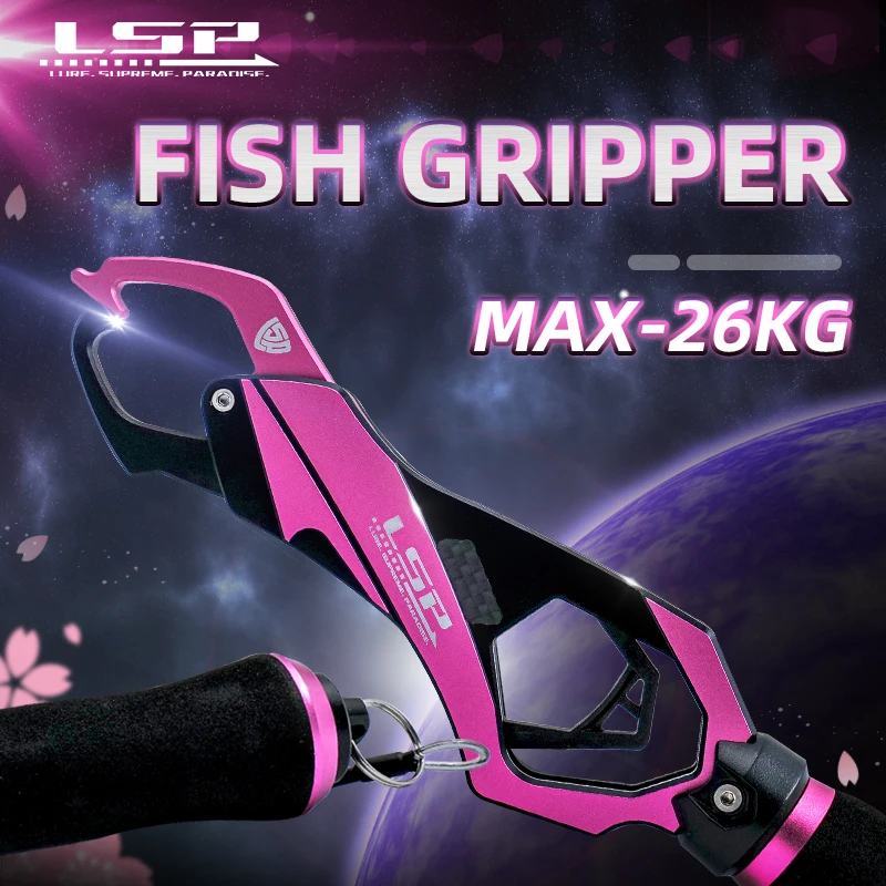 Pinza de pescado LSP con escala, aleación de aluminio, cordón práctico telescópico, mango ergonómico, accesorios de pesca, regalos para hombres - imagen 3