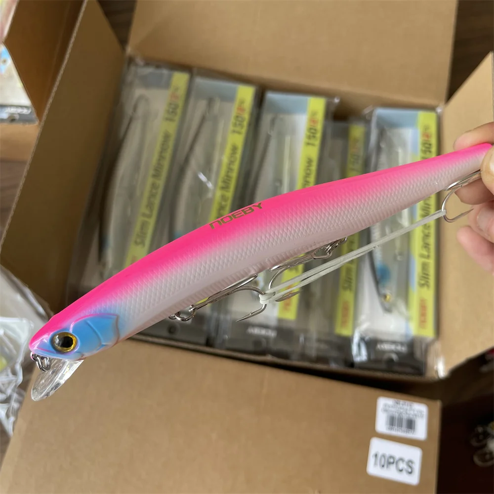 Noeby 15cm 23g Señuelos de Pesca de pececillo grande flotante Wobbler 3D Swimbait Isca cebo duro Artificial Crankbait Bass carpa aparejos de Pesca - imagen 3