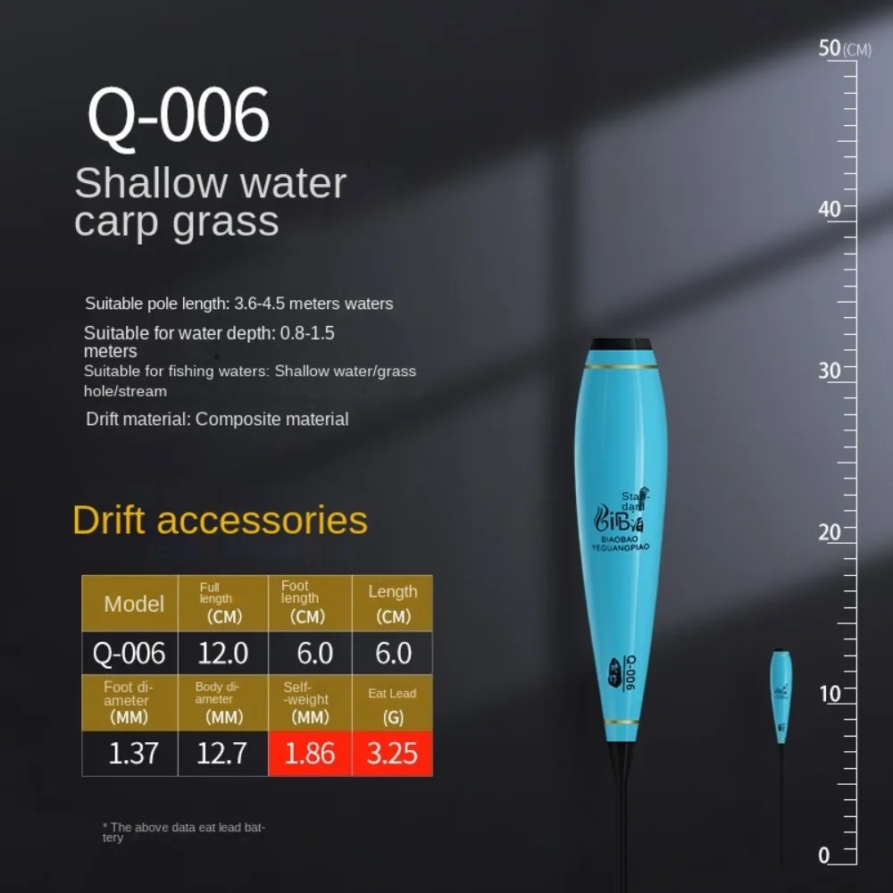 Cuerpo de flotadores de pesca interior, Bobbers de plástico Nano, aparejos, cuerpo de flotador, parte inferior, Bobbers de plástico, pieza de flotadores de pesca compuestos - imagen 5