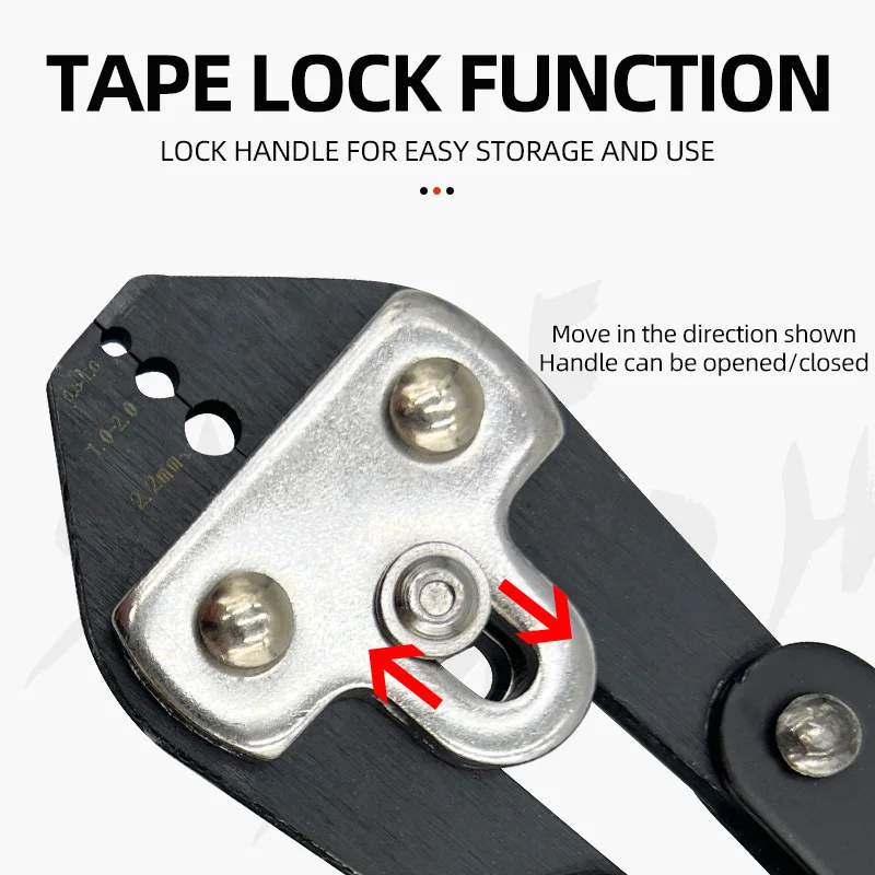 Cortador de pernos de 8 pulgadas, mangos antideslizantes de goma, cortador de alambre de acero al carbono, manguitos de prensado de cuerda de alambre, herramienta de pesca, alicates de pesca - imagen 3