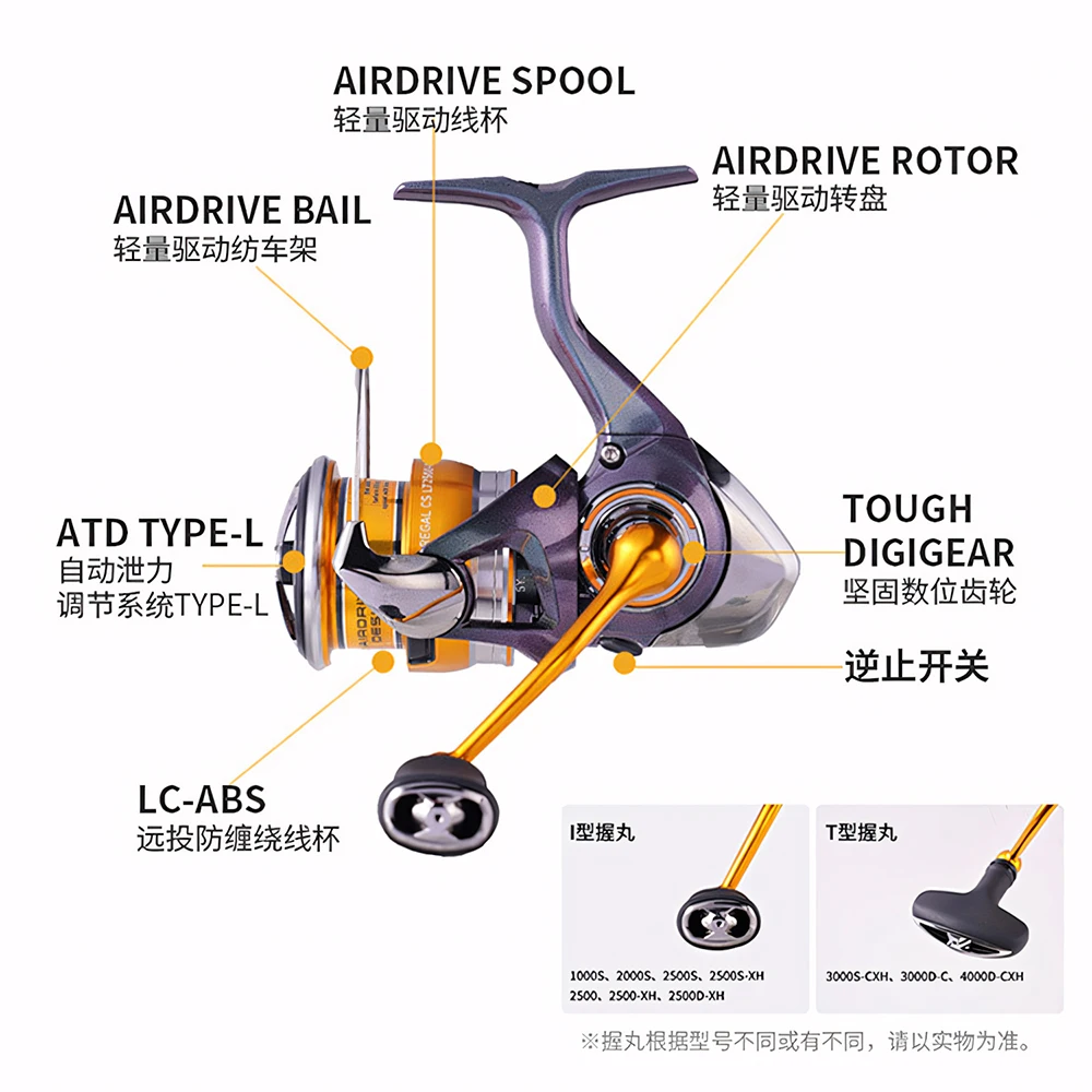 Daiwa Regal CS LT 24 – Carrete spinning 9+1 para lance largo - imagen 5